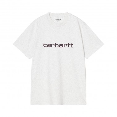 Ανδρικό T-Shirt Γκρι - Carhartt WIP S/S Script