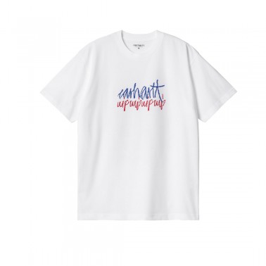 Ανδρικό T-Shirt Λευκό - Carhartt WIP Stereo