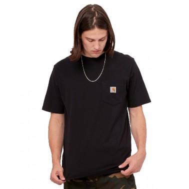 Ανδρικό T-Shirt Μαύρο - Carhartt WIP Pocket