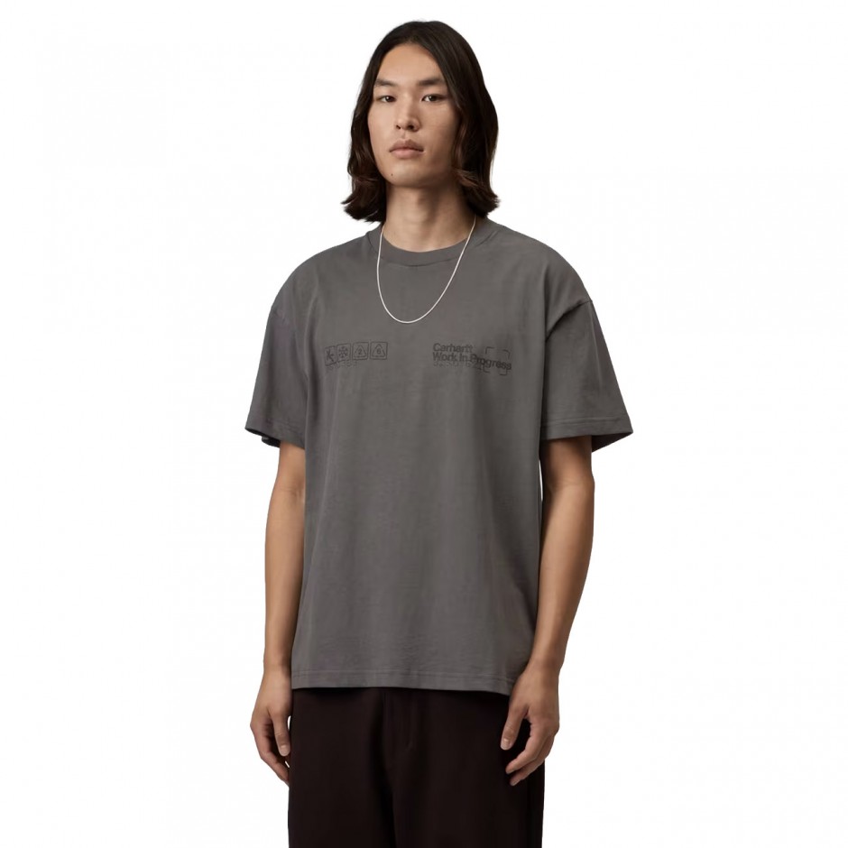 Men's T-Shirt Black - Carhartt WIP S/S Boxed