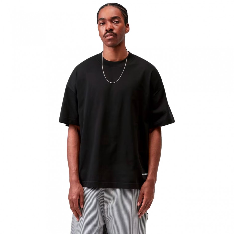 Ανδρικό T-Shirt Μαύρο - Carhartt WIP S/S Link Script