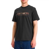 Ανδρικό T-Shirt Μαύρο - Carhartt WIP S/S Solar Chrome Script Εικόνα 