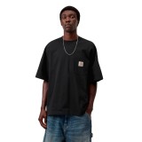 Ανδρικό T-Shirt Μαύρο - Carhartt WIP S/S Work Pocket Εικόνα 