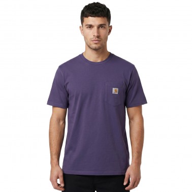 Ανδρικό T-Shirt Μωβ - Carhartt WIP Pocket