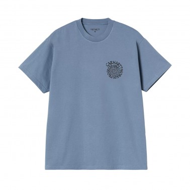 Ανδρικό T-Shirt Μπλε - Carhartt WIP S/S Spirals