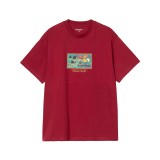 CARHARTT WIP S/S CREAM OF THE CROP T-SHIRT I035192-H8XX Βordeaux Image 