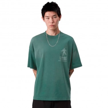 Ανδρικό T-Shirt Πετρόλ - Carhartt WIP S/S Distance