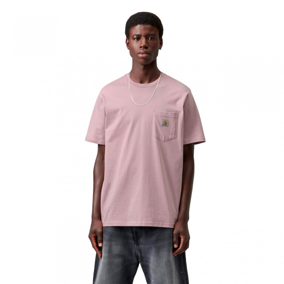 Ανδρικό T-Shirt Ροζ - Carhartt WIP Pocket