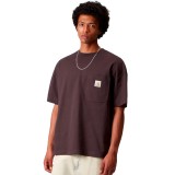 Ανδρικό T-Shirt Βυσσινί - Carhartt WIP S/S Work Pocket Εικόνα 