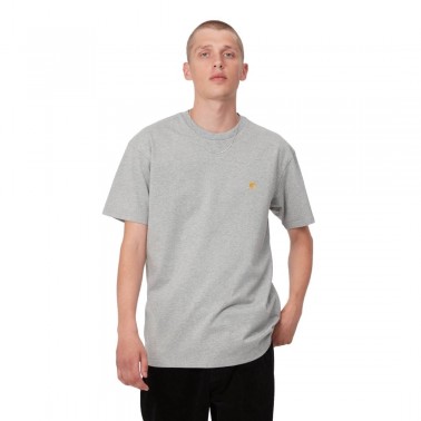CARHARTT WIP S/S CHASE T-SHIRT Γκρί