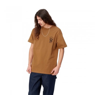Carhartt WIP S/S Icons Καφέ - Ανδρικό T-Shirt