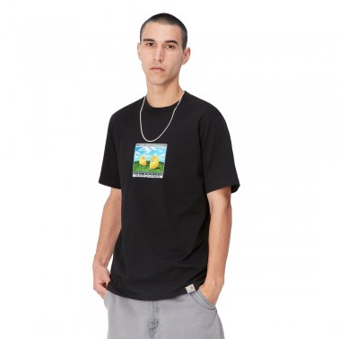 CARHARTT WIP SINGLE JERSEY I031027-89XX Black