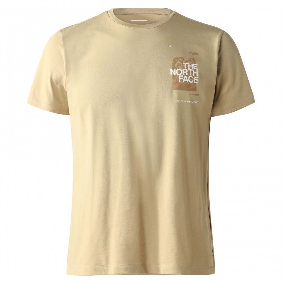 THE NORTH FACE MENS FOUNDATION GRAPHIC TEE S/S NF0A55EFLK5-LK5 Χακί