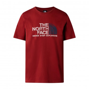 THE NORTH FACE M S/S RUST 2 TEE NF0A87NWPOJ-POJ Μπορντό