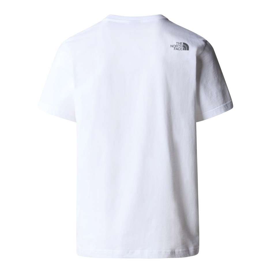 Ανδρικό T-Shirt Λευκό - The North Face S/S Mountain Line