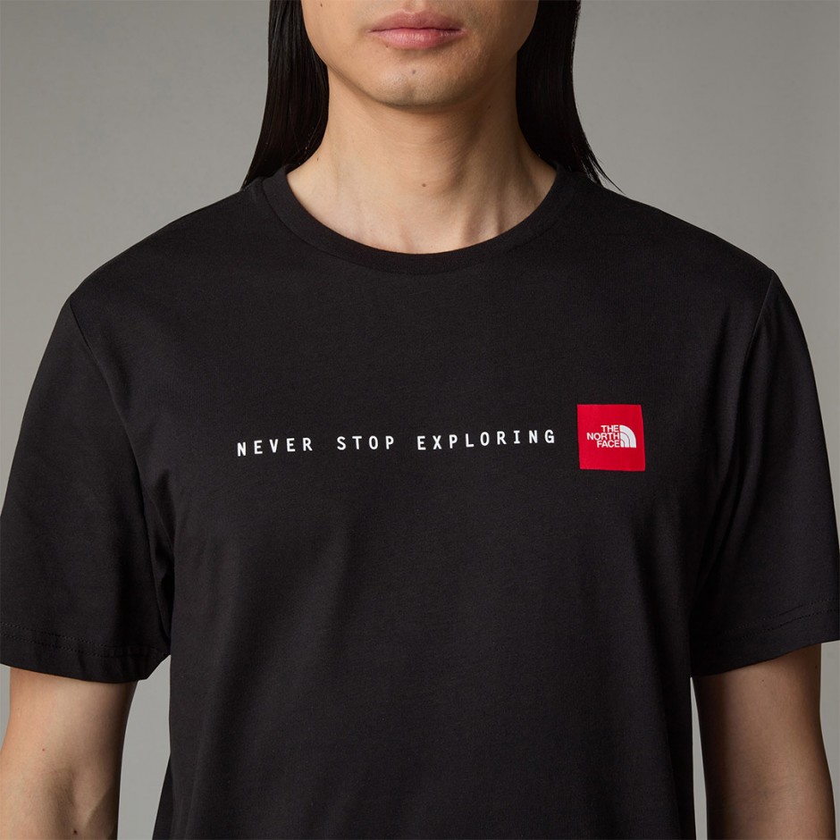 Ανδρικό T-Shirt Μαύρο - The North Face Never Stop Exploring
