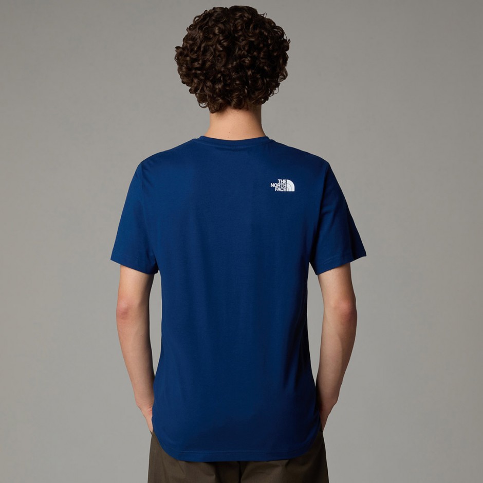 Ανδρικό T-Shirt Μπλε - The North Face Never Stop Exploring