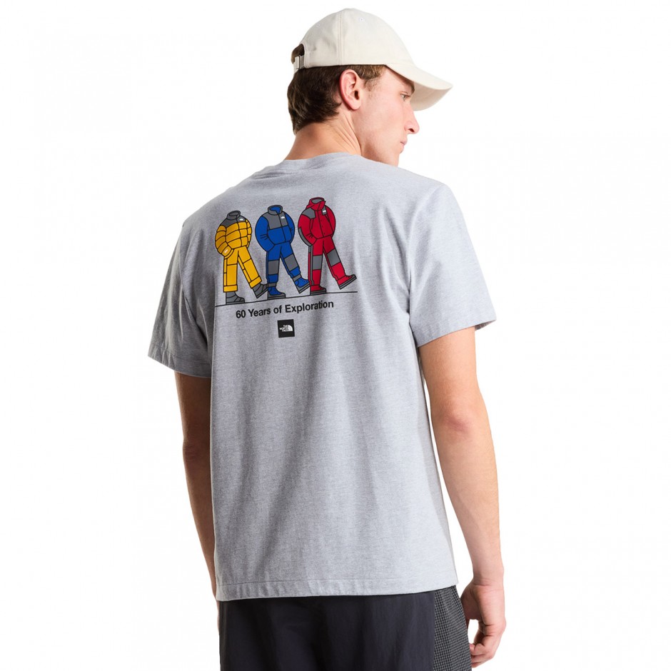 Ανδρικό T-Shirt Γκρι - The North Face TNF Celebration Relaxed