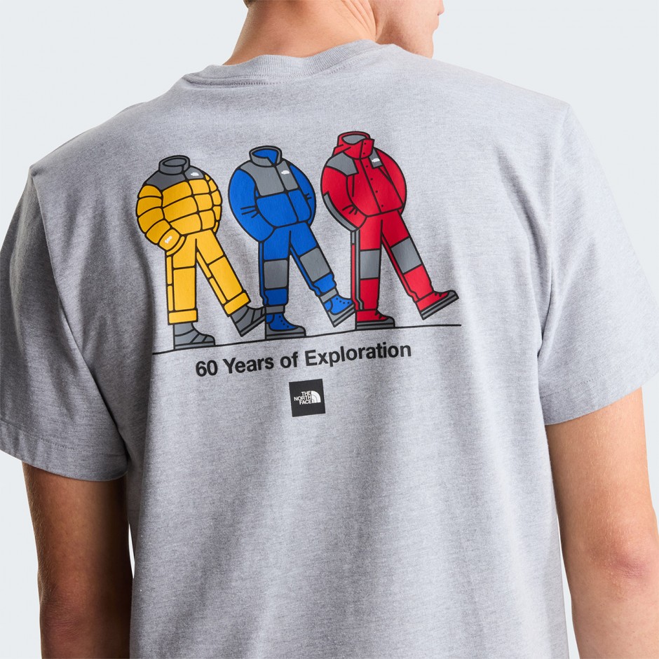 Ανδρικό T-Shirt Γκρι - The North Face TNF Celebration Relaxed