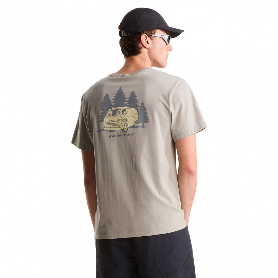 Ανδρικό T-Shirt Μπεζ - The North Face Van Life Relaxed Graphic
