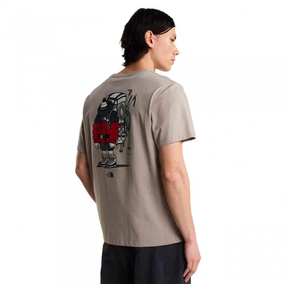THE NORTH FACE U GEAR UP GET OUT RLX SS TEE NF0A8JB42MB Μπέζ