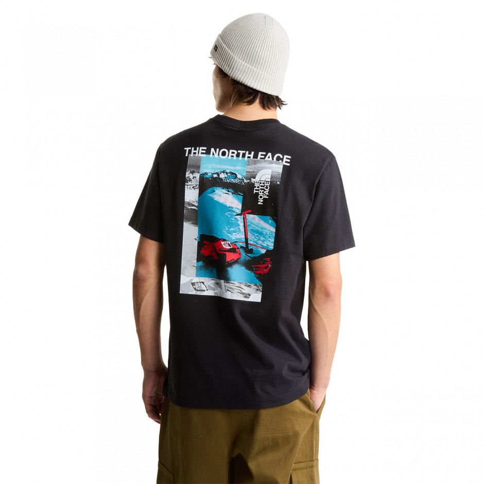 THE NORTH FACE M APEX '75 COLLAGE RELAXED SS TEE NF0A8H5KJK3-JK3 Μαύρο