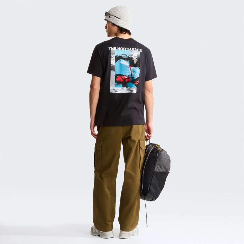 THE NORTH FACE M APEX '75 COLLAGE RELAXED SS TEE NF0A8H5KJK3-JK3 Μαύρο