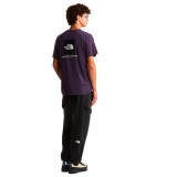 Men's T-Shirt Purple - The North Face Evolution NSE Box Image 2