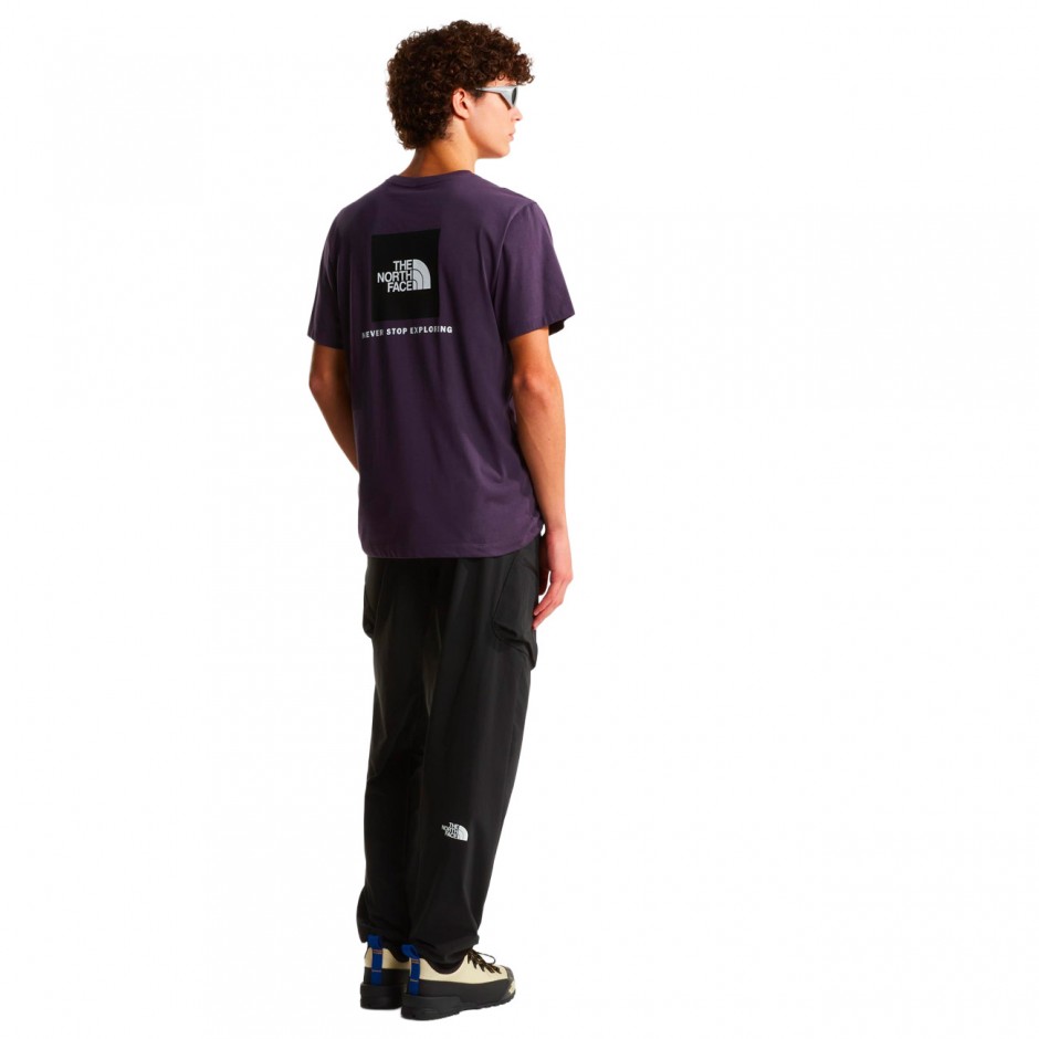 Men's T-Shirt Purple - The North Face Evolution NSE Box