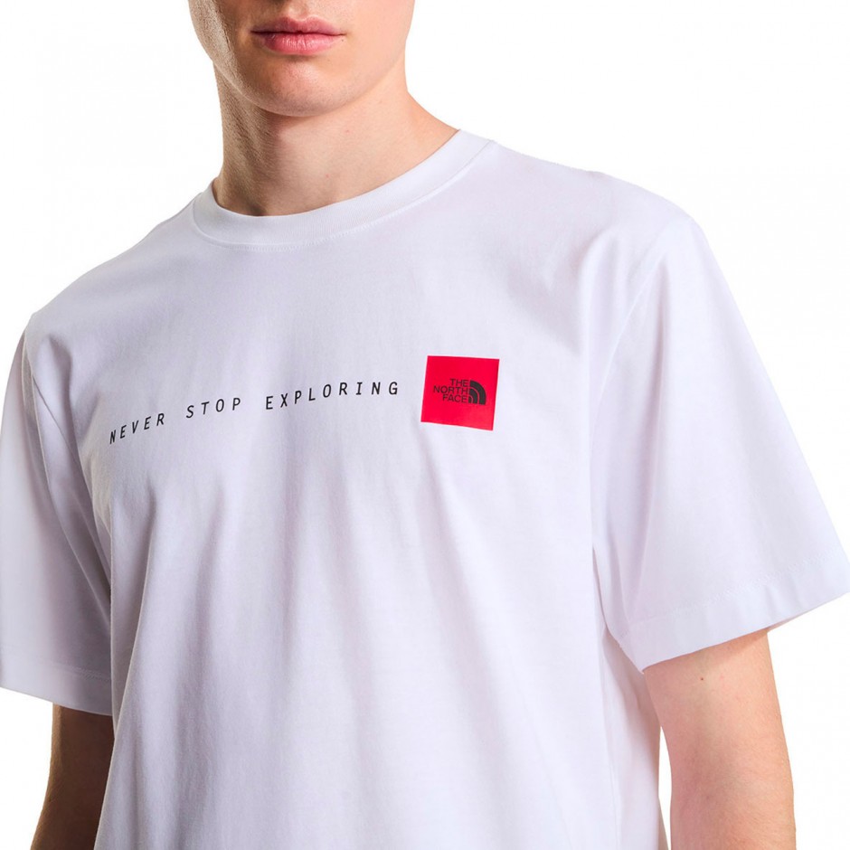 Ανδρικό T-Shirt Λευκό - The North Face Never Stop Exploring