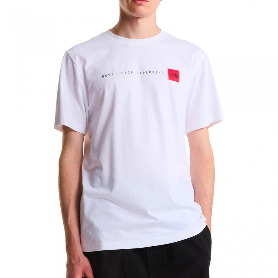 Ανδρικό T-Shirt Λευκό - The North Face Never Stop Exploring