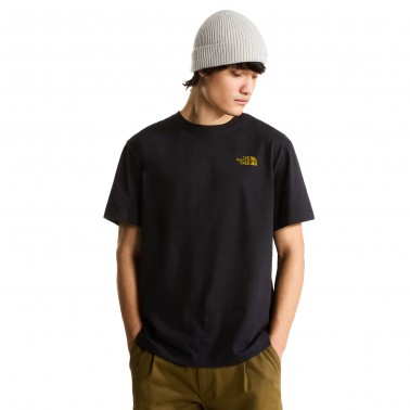 Ανδρικό T-Shirt Μαύρο - The North Face Pitch A Tent Relaxed