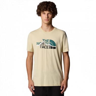 THE NORTH FACE S/S MOUNTAIN LINE TEE NF0A87NT3X4-3X4 Beige
