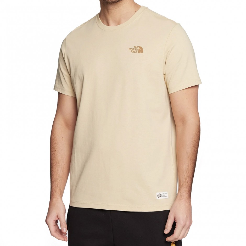 THE NORTH FACE MENS FOUNDATION GRAPHIC TEE S/S NF0A55EFLK5-LK5 Χακί