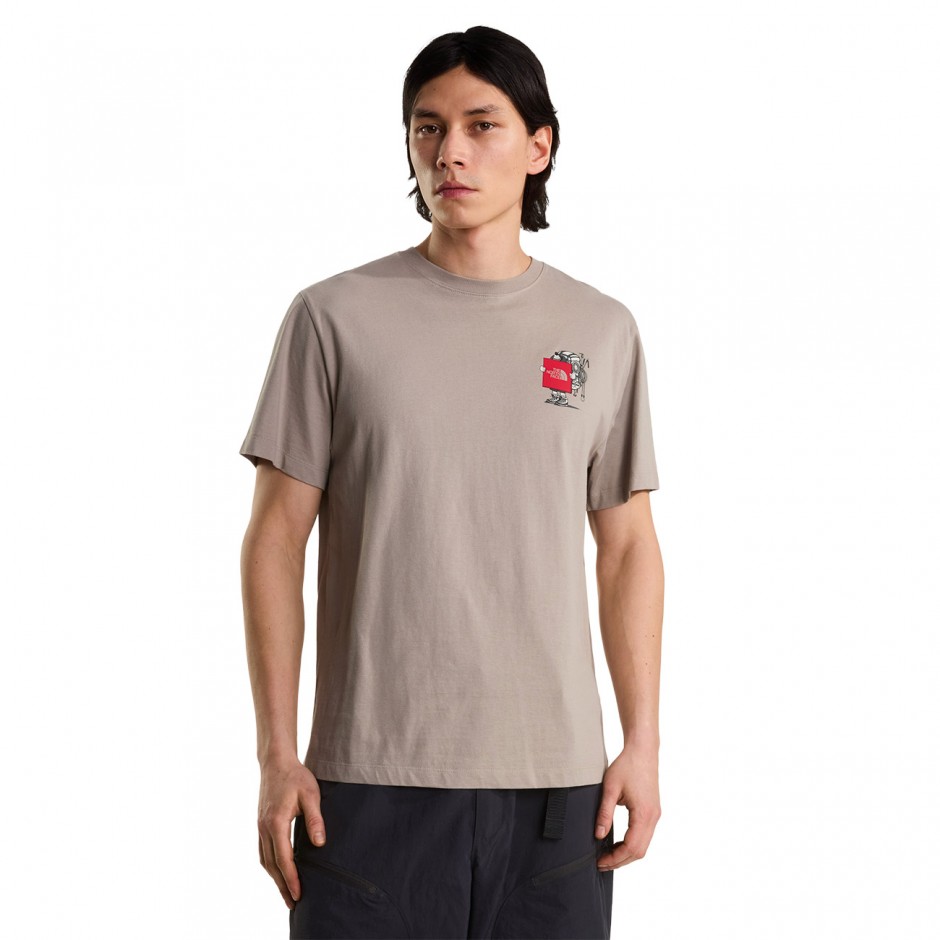 THE NORTH FACE U GEAR UP GET OUT RLX SS TEE NF0A8JB42MB Μπέζ