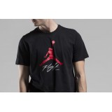 JORDAN JUMPMAN FLIGHT HBR TEE AO0664-010 Black Image 1