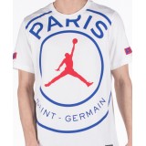JORDAN PARIS SAINT-GERMAIN MEN'S LOGO T-SHIRT BQ8384-100 Λευκό Εικόνα 1