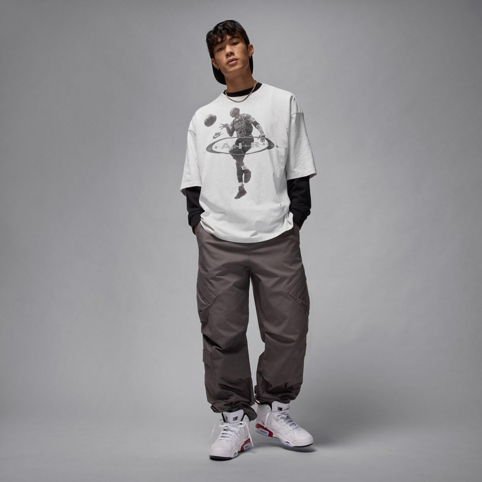 Men's T-Shirt Ecru - Jordan Brooklyn