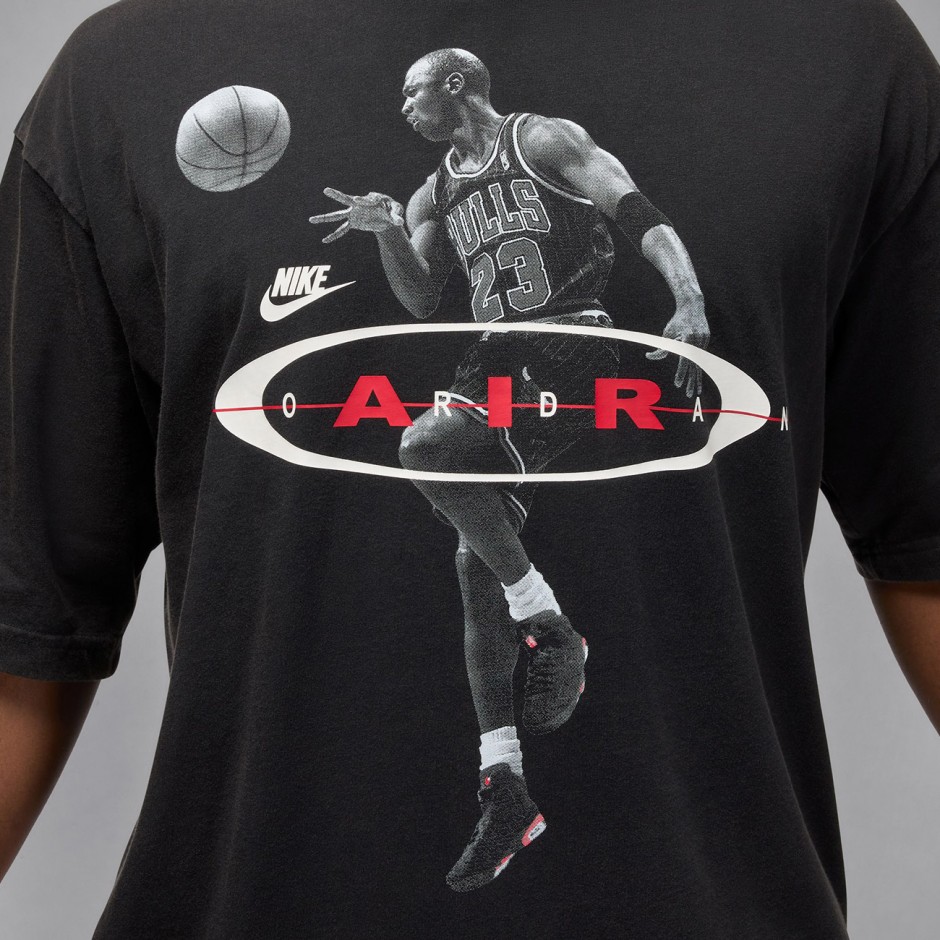 Ανδρικό T-Shirt Μαύρο - Jordan Brooklyn