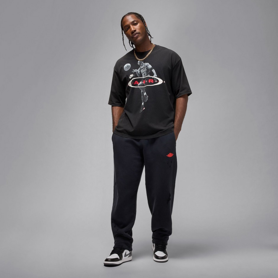 Ανδρικό T-Shirt Μαύρο - Jordan Brooklyn