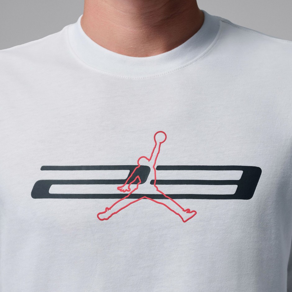 Men's T-Shirt White - Jordan Sport
