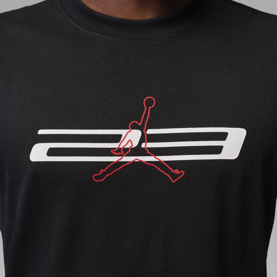 Ανδρικό T-Shirt Μαύρο - Jordan Sport
