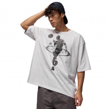 Ανδρικό T-Shirt Εκρού - Jordan Brooklyn