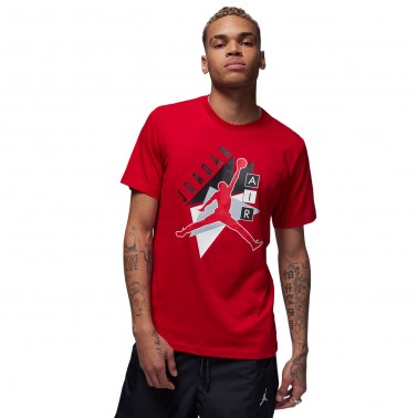 Ανδρικό T-Shirt Κόκκινο - Jordan Brand