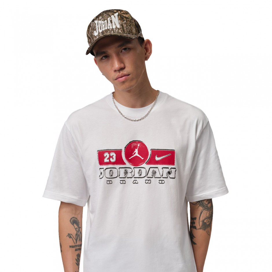 Ανδρικό T-Shirt Λευκο - Jordan