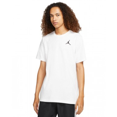 JORDAN M J JUMPMAN EMB SS CREW DC7485-100 White