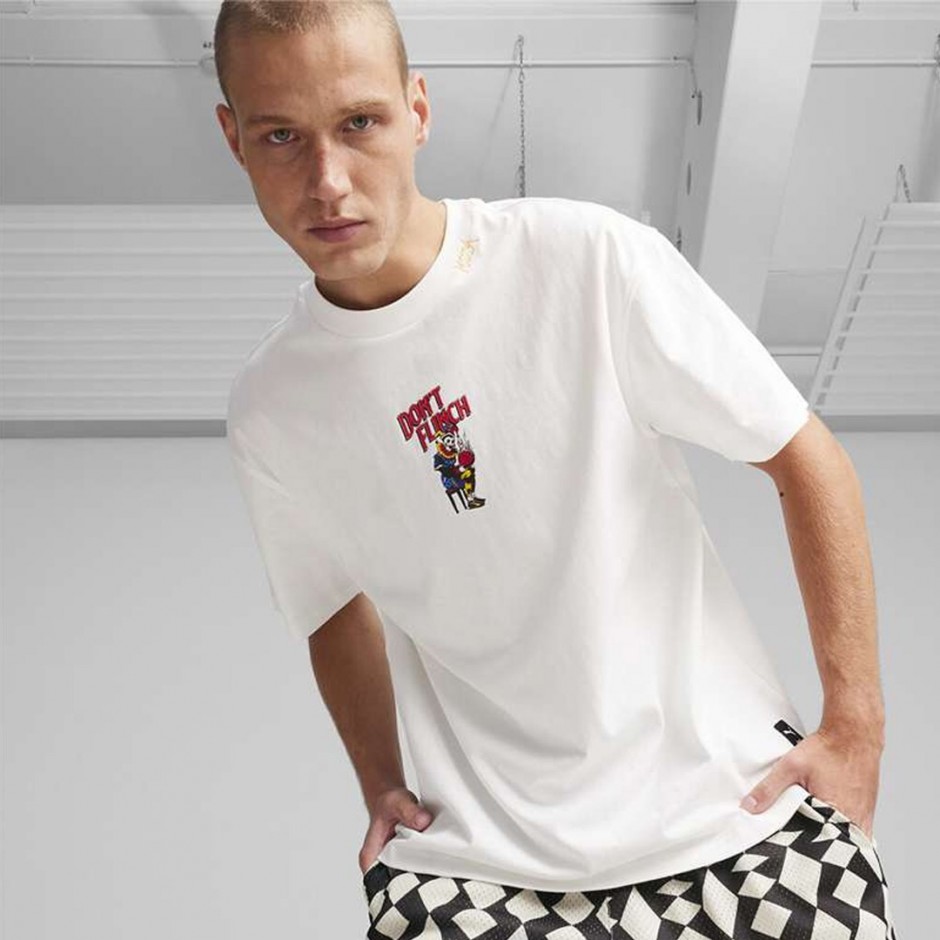Ανδρικό T-Shirt Λευκό - Puma The Joker