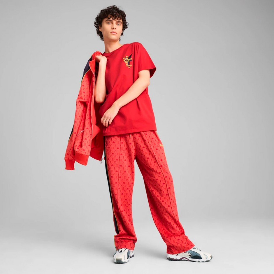 PUMA WARDROBE ESS ROAD TO UNITY GRAPHIC TEE 629617-15 Red