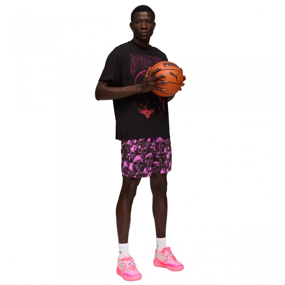 Ανδρικό T-Shirt Μαύρο - PUMA LaMelo World Tour-nament