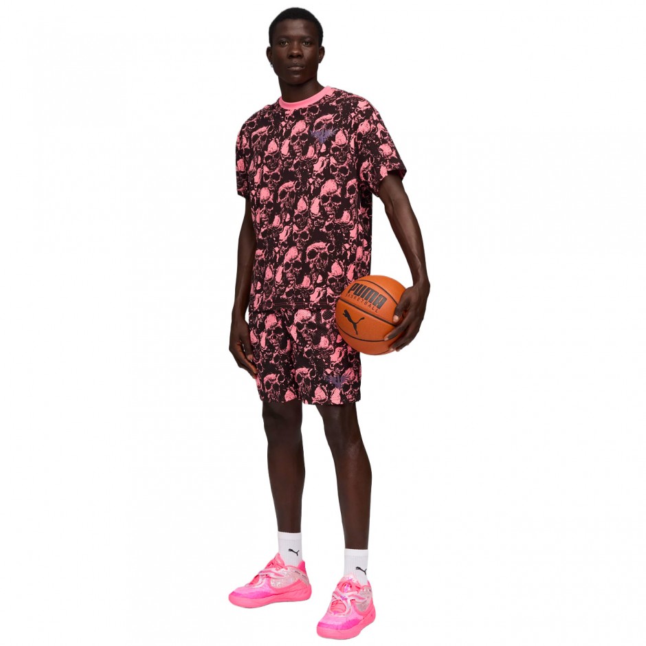 Ανδρικό T-Shirt Ροζ - PUMA LaMelo World Tour-nament